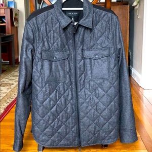 Rag & Bone lightweight gray quilted jacket